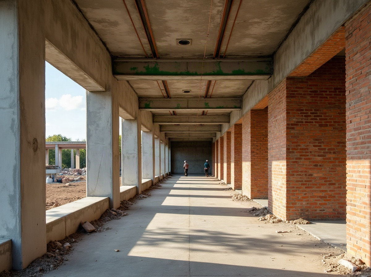 Trabajo relacionado con cimentación y estructura